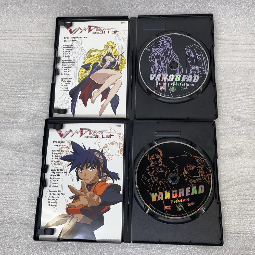 Vandread Vol 1-4 & Vandread Second Stage Vol 1-4 (DVD, 8 Discs Total) Anime - Picture 8 of 15